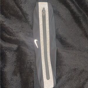 Nike Black and Gray Reflective Waist Pack